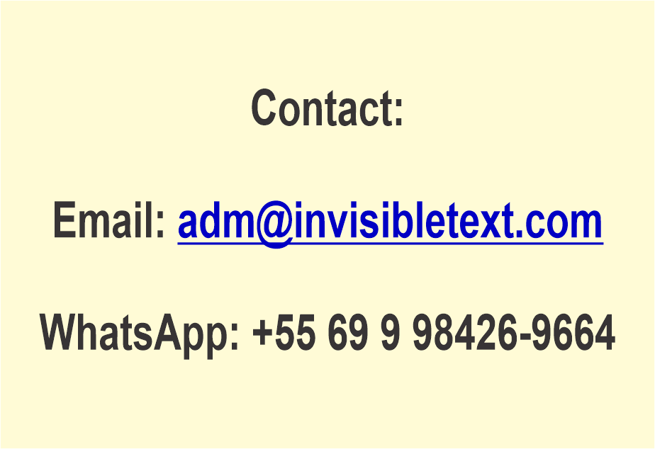 Contact Invisible Text